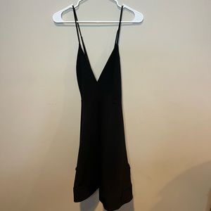 Black mini dress